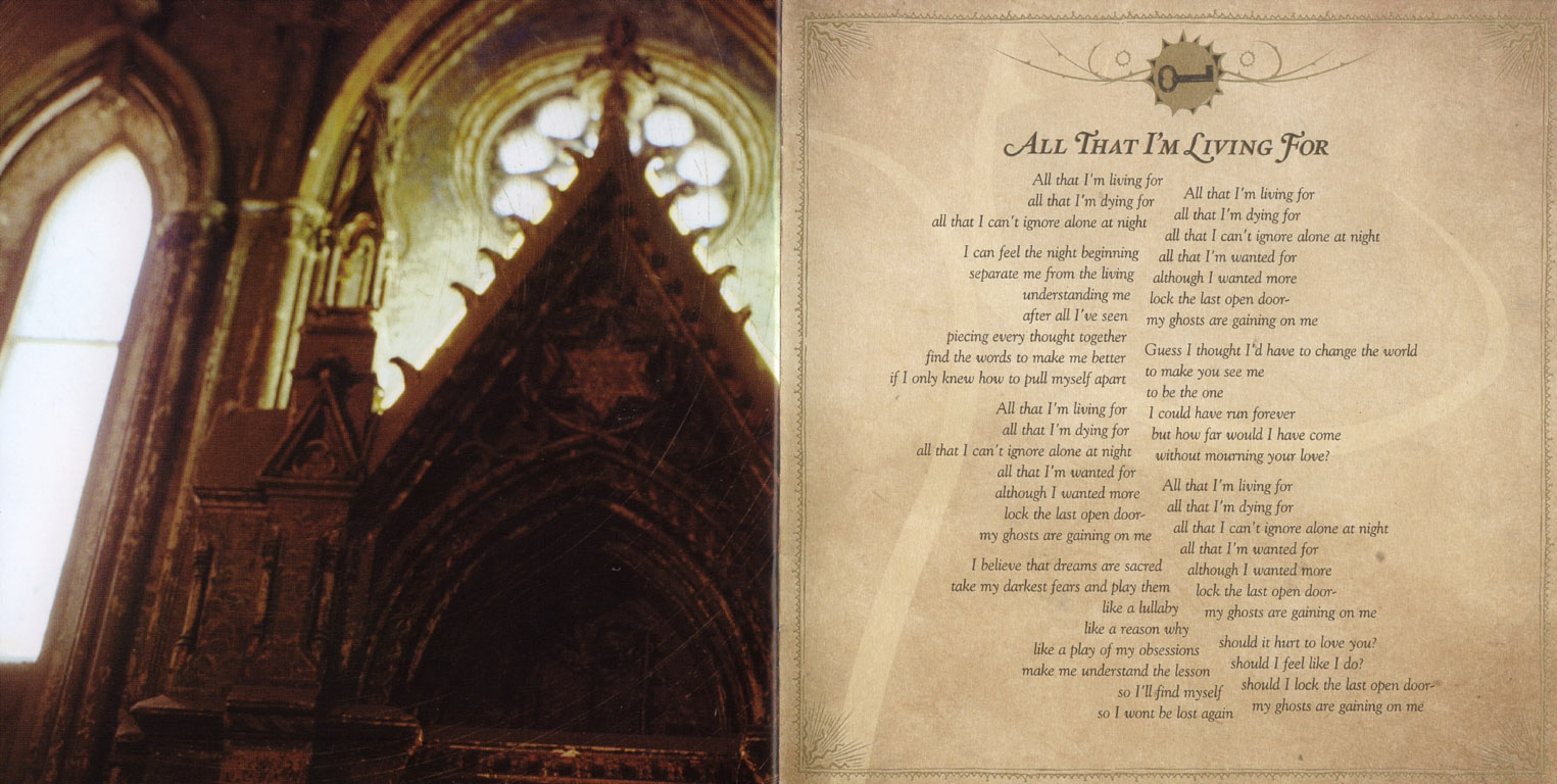 Evanescence  The open door  booklet 11